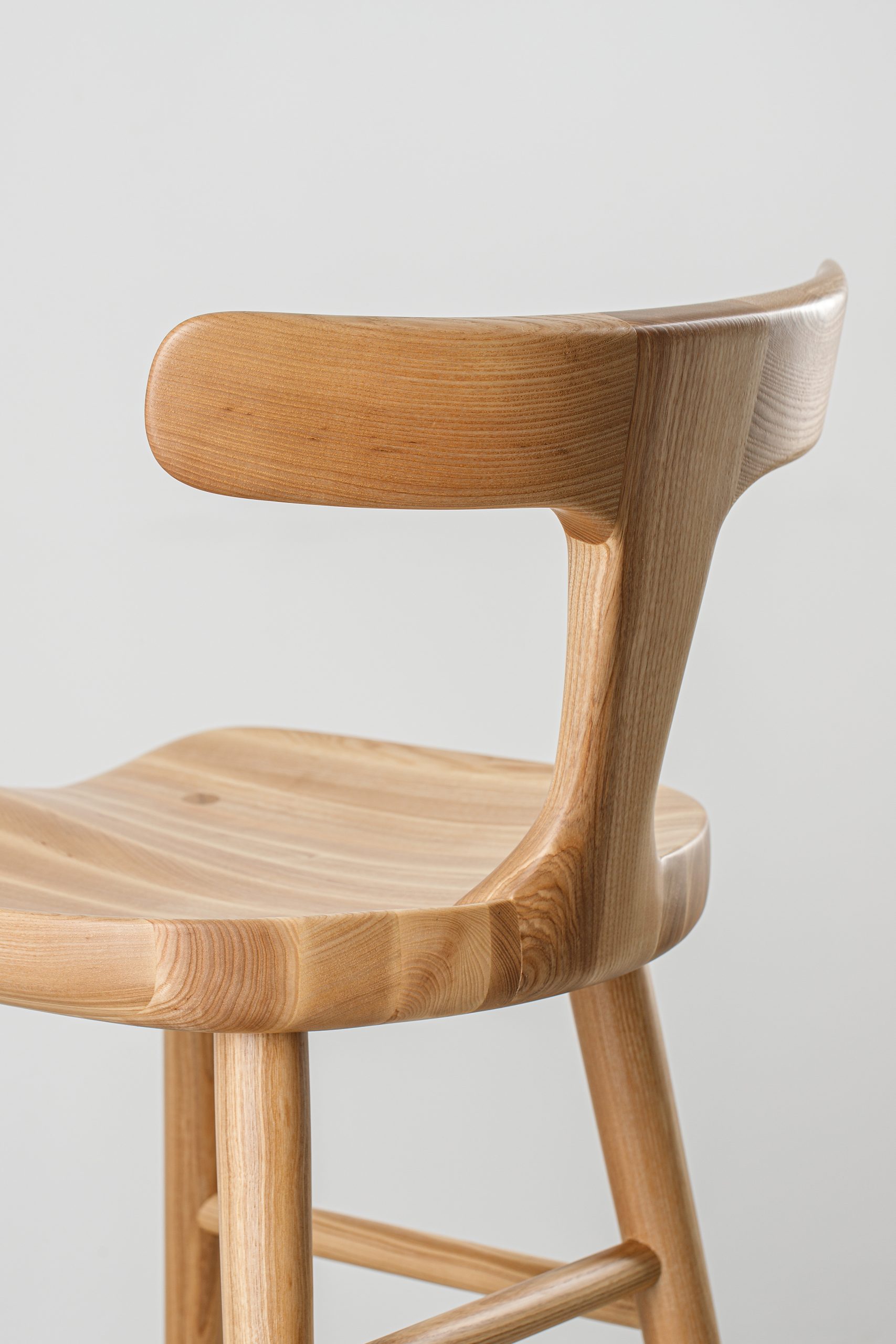 Барный стул со спинкой Anvil Ash — изображение 5