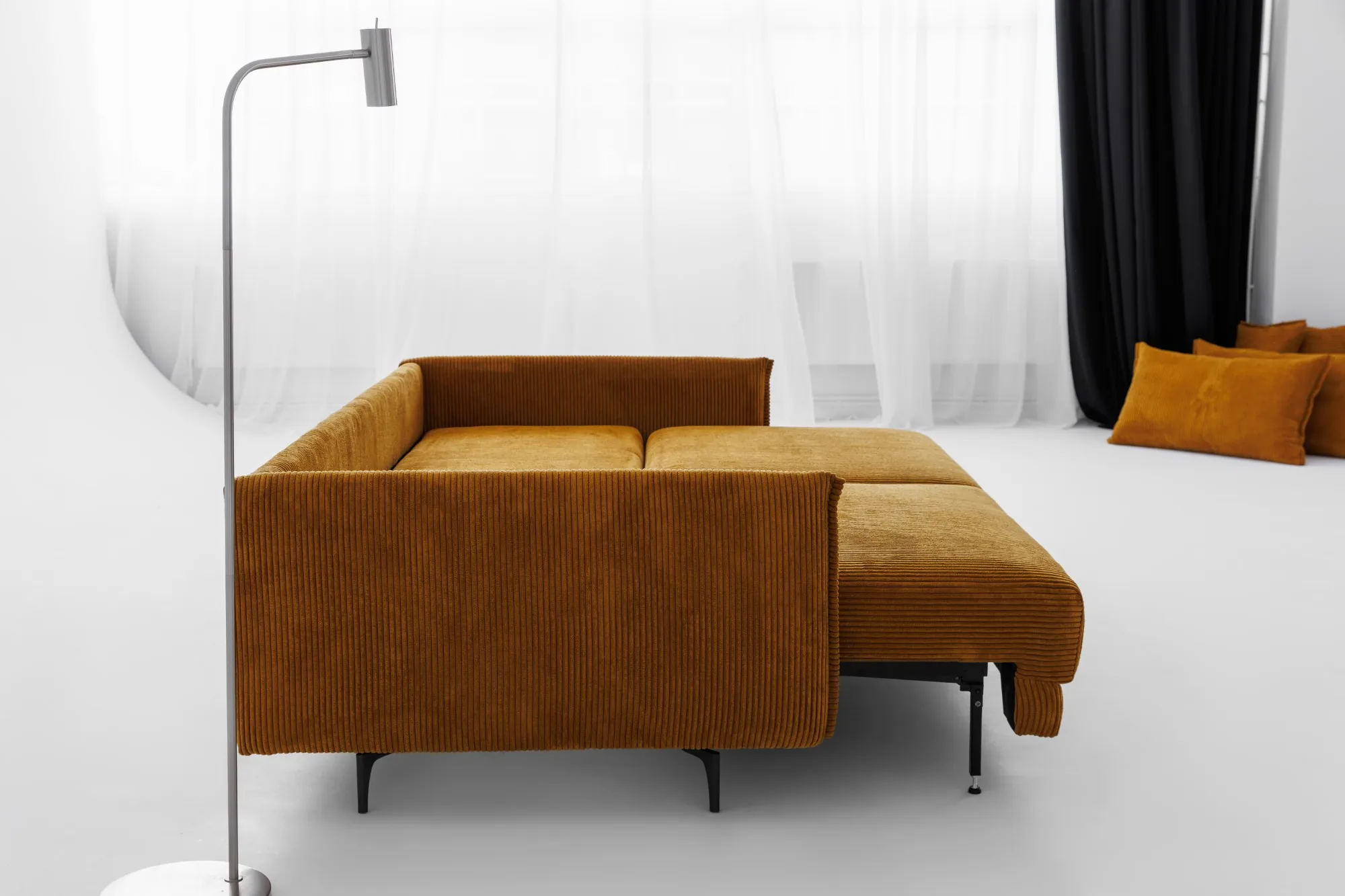 Canapea extensibilă compactă FLORENȚA cu ladă de depozitare - imagine 4