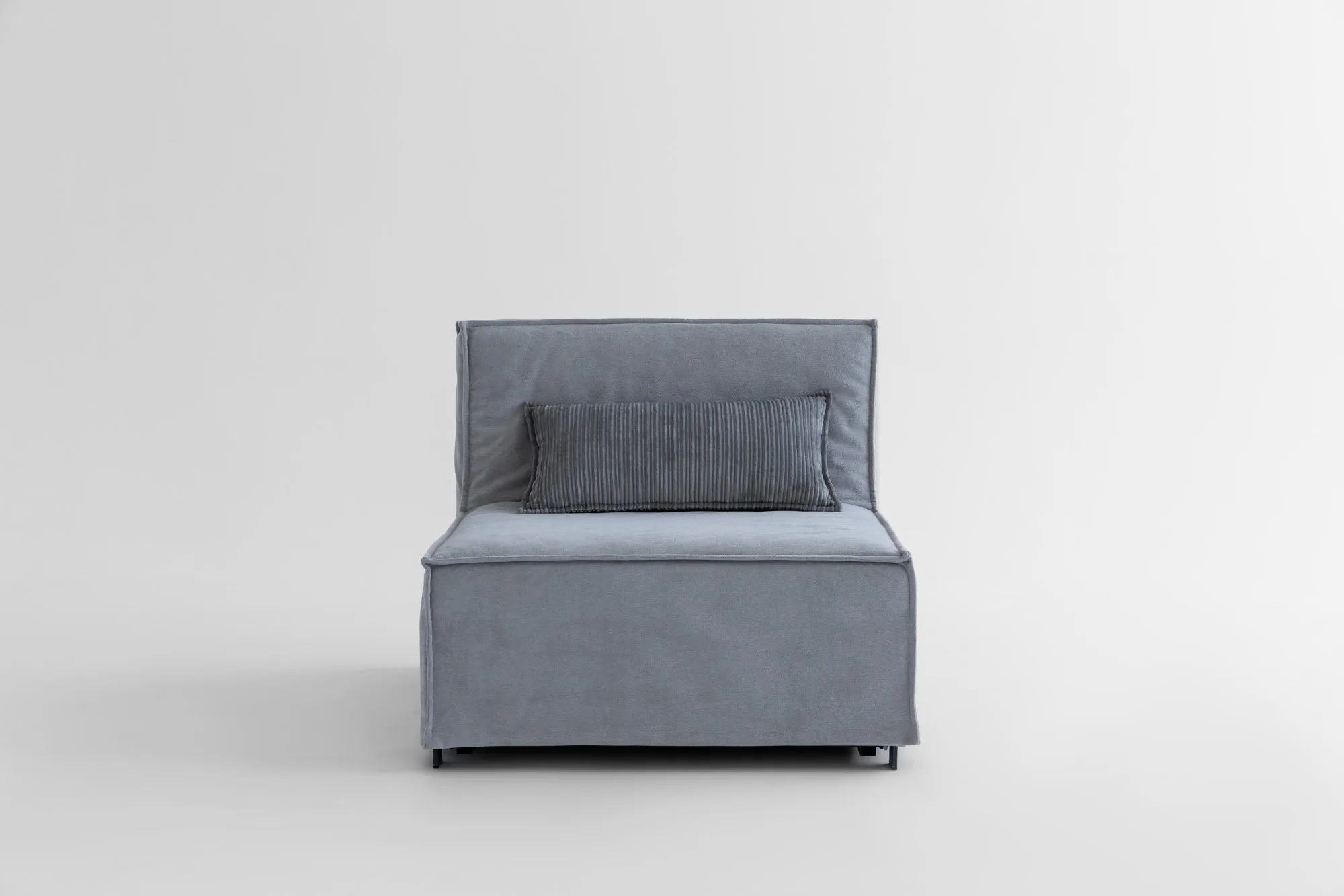 Fotoliu extensibil Cubo-Letto cu saltea ortopedică și design compact pentru un somn confortabil